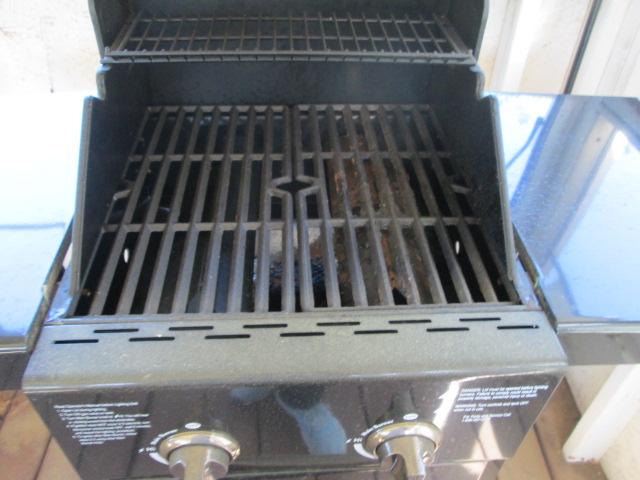Member's Mark 2 Burner Gas Grill with Folding Side Shelves and Propane Tank