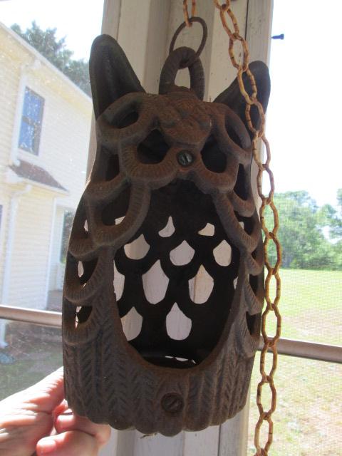 Cast Iron Owl Votive Holder