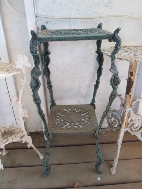 Three Cast Metal Accent Tables/Stands