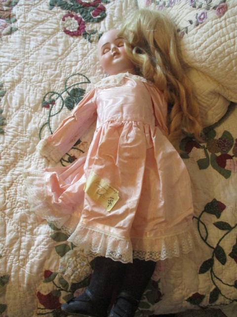 Five Antique German Bisque Dolls-A.M. Foradora