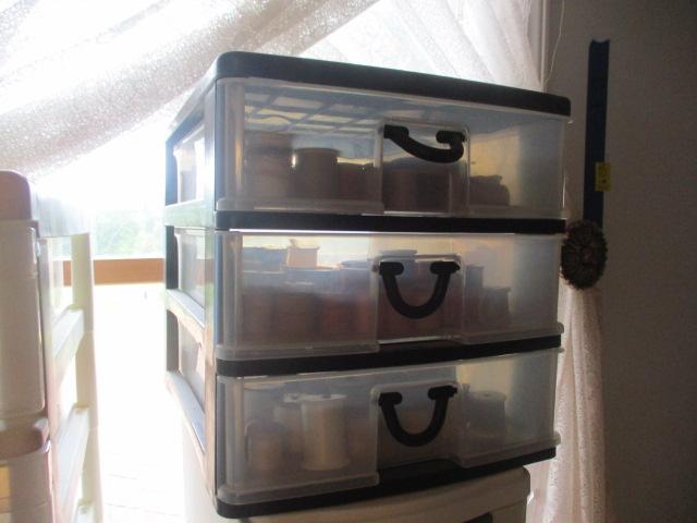 Seven Drawer Organizers FULL of Crafting and Jewelry Making Supplies