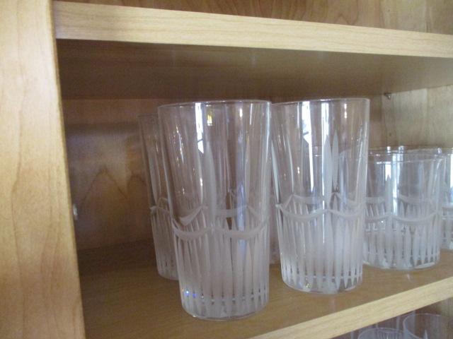 JG Durand "Radiance" Frosted Cut Crystal Stemware