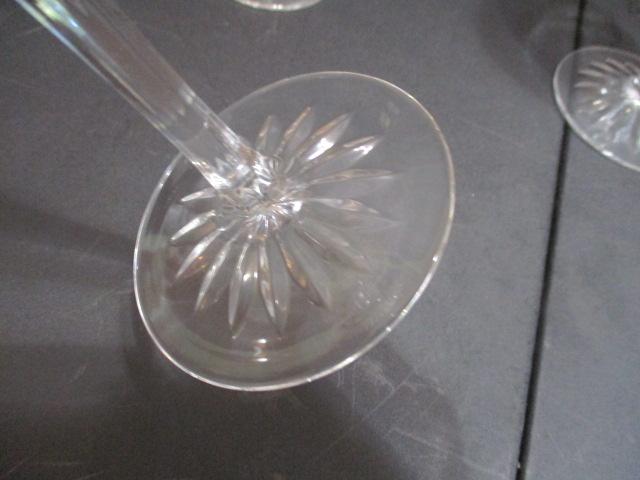 JG Durand "Radiance" Frosted Cut Crystal Stemware