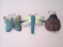 Metal Butterfly/Dragonfly/Lady Bug Coat Hook