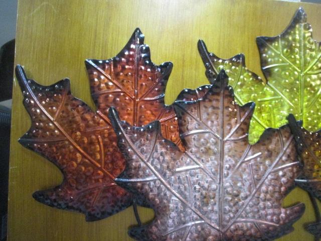 Fall Leaf Metal Wall Art