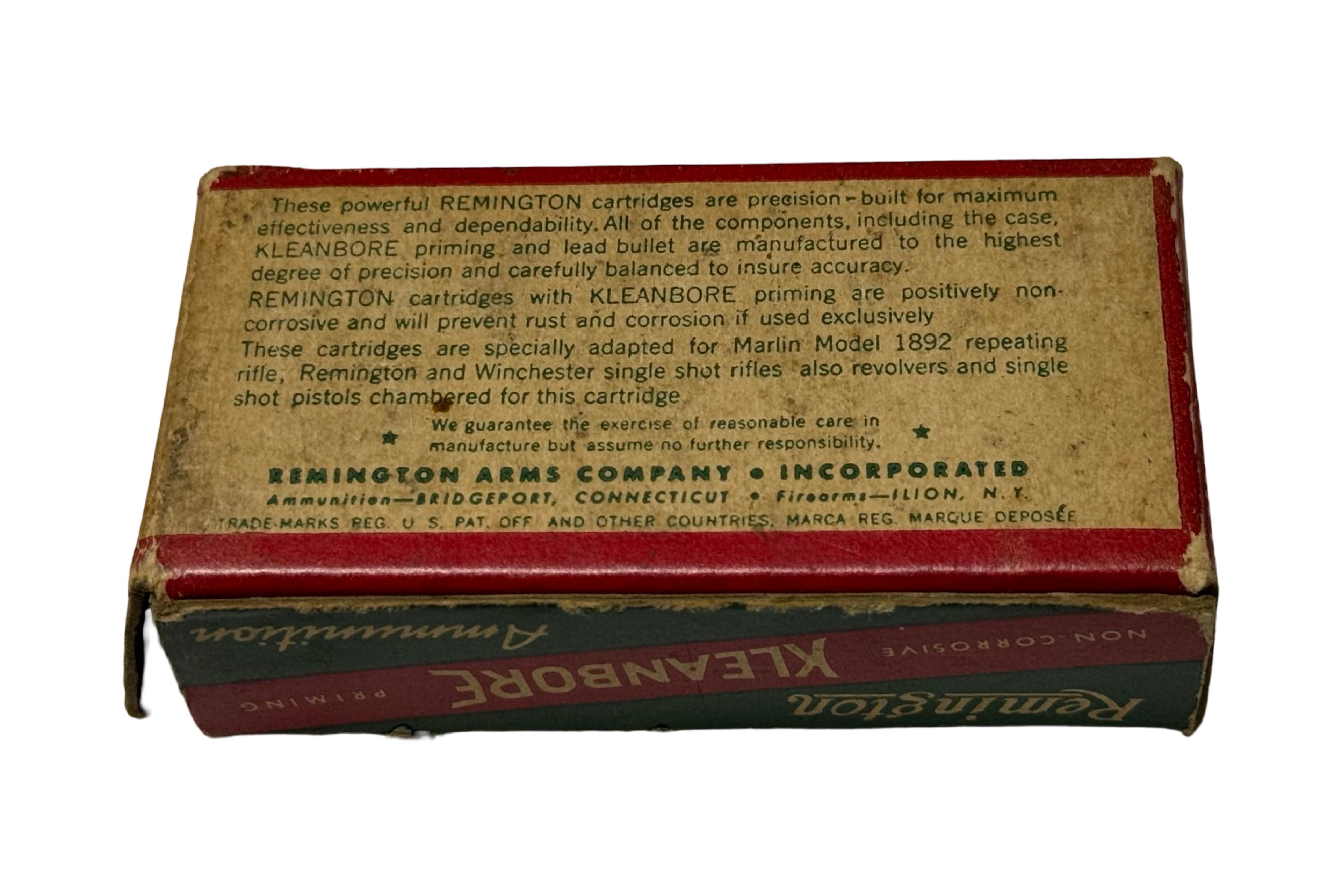 NIB Factory 48rds. of .32 SHORT Rimfire Remington Kleanbore Ammunition