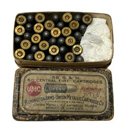 37rds. of .38 S&W Blackpowder Remington Ammunition in Box