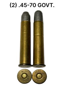 (2) .45-70 GOVT. Cartridges