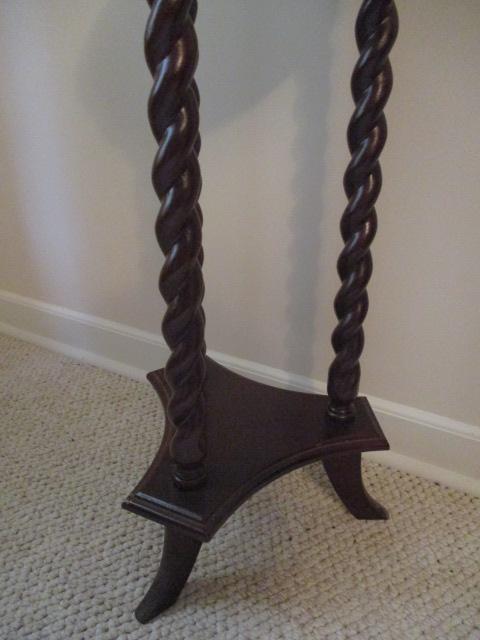 Accent Table with Barley Twist Legs
