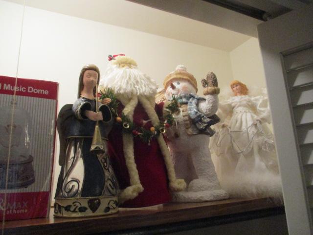 Large Lot of Christmas Items in Closet