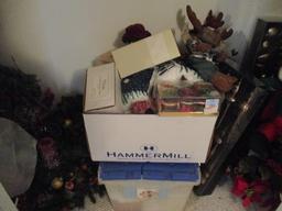 Large Lot of Christmas Items in Closet