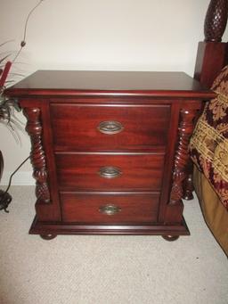 Three Drawer Chest Nightstand