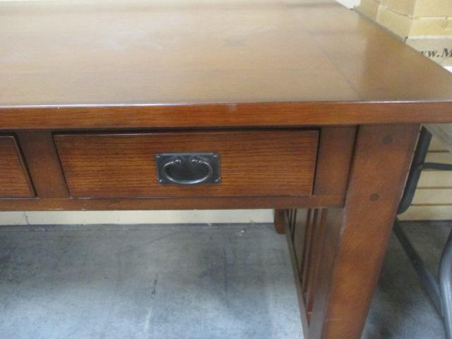 Mid Century Style 2 Drawer Desk