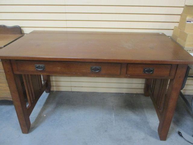 Mid Century Style 2 Drawer Desk