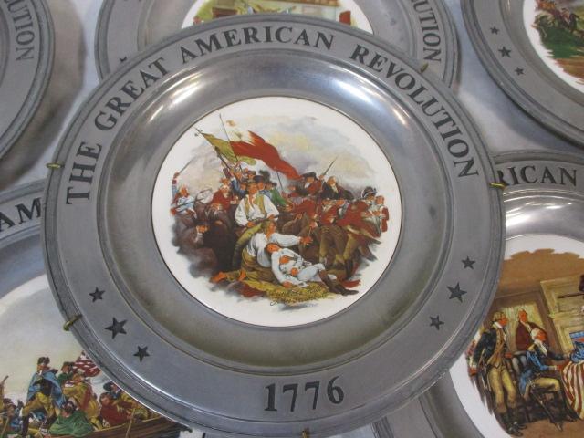 Williamsport Foundery Pewter Bicentennial Collector Plates