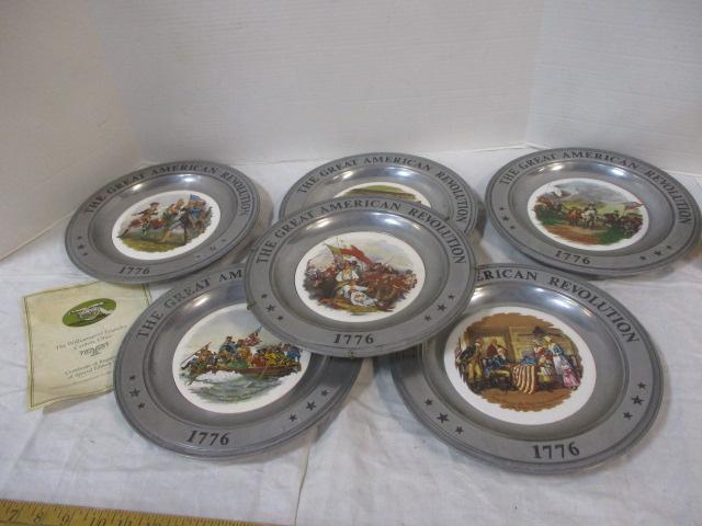 Williamsport Foundery Pewter Bicentennial Collector Plates