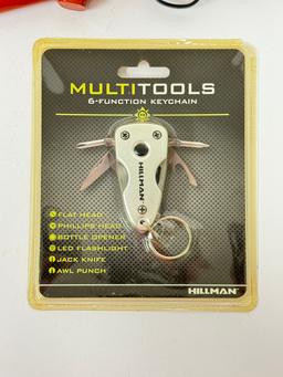 New Multitools 6-Function Key Chain and Miniature Rifle Lighter