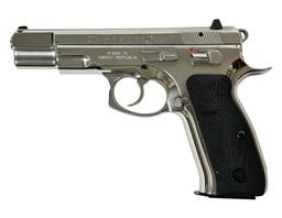 NIB Rare CZ 75 B 9mm LUGER High Polished Stainless Steel Semi-Automatic Pistol with (3) Magazines