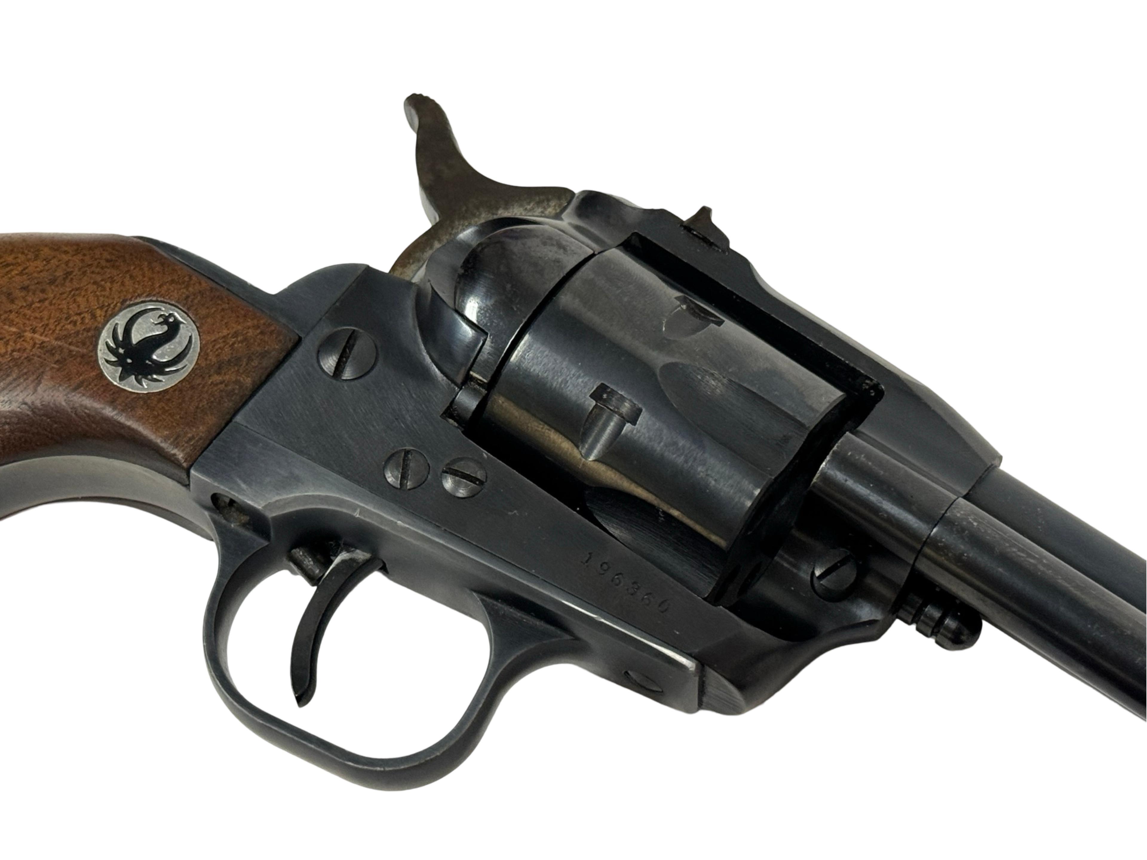 Excellent 1962 Ruger .22 CAL. Single-Six Three-Screw Convertible Revolver with (2) Cylinders