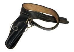 Lawrence 79 D/57 9 Leather Cowboy Holster and Cartridge Belt for .22 CALIBER Revolver