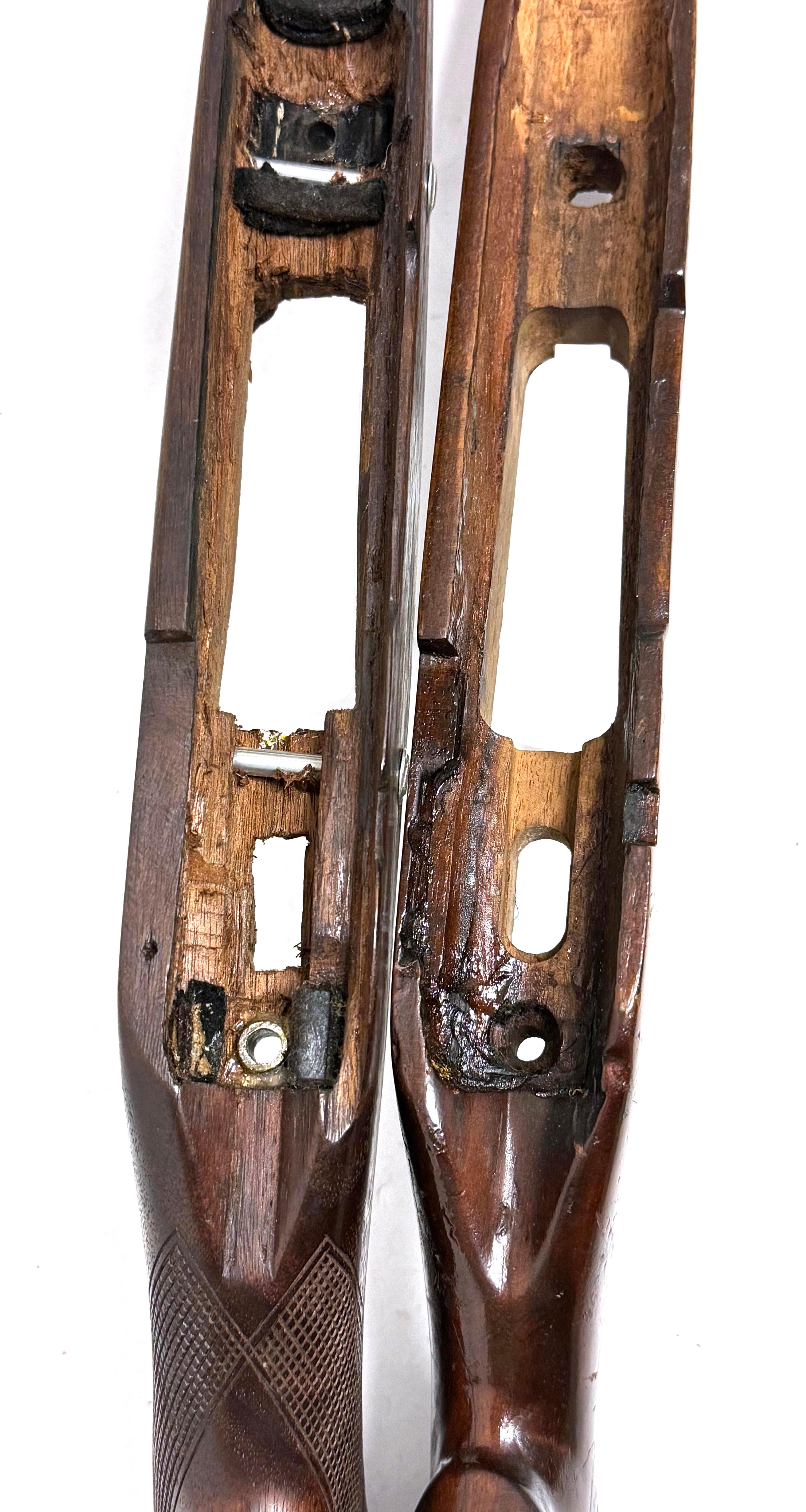 (2) Herter’s Montecarlo Custom Wood Sporter Rifle Stocks