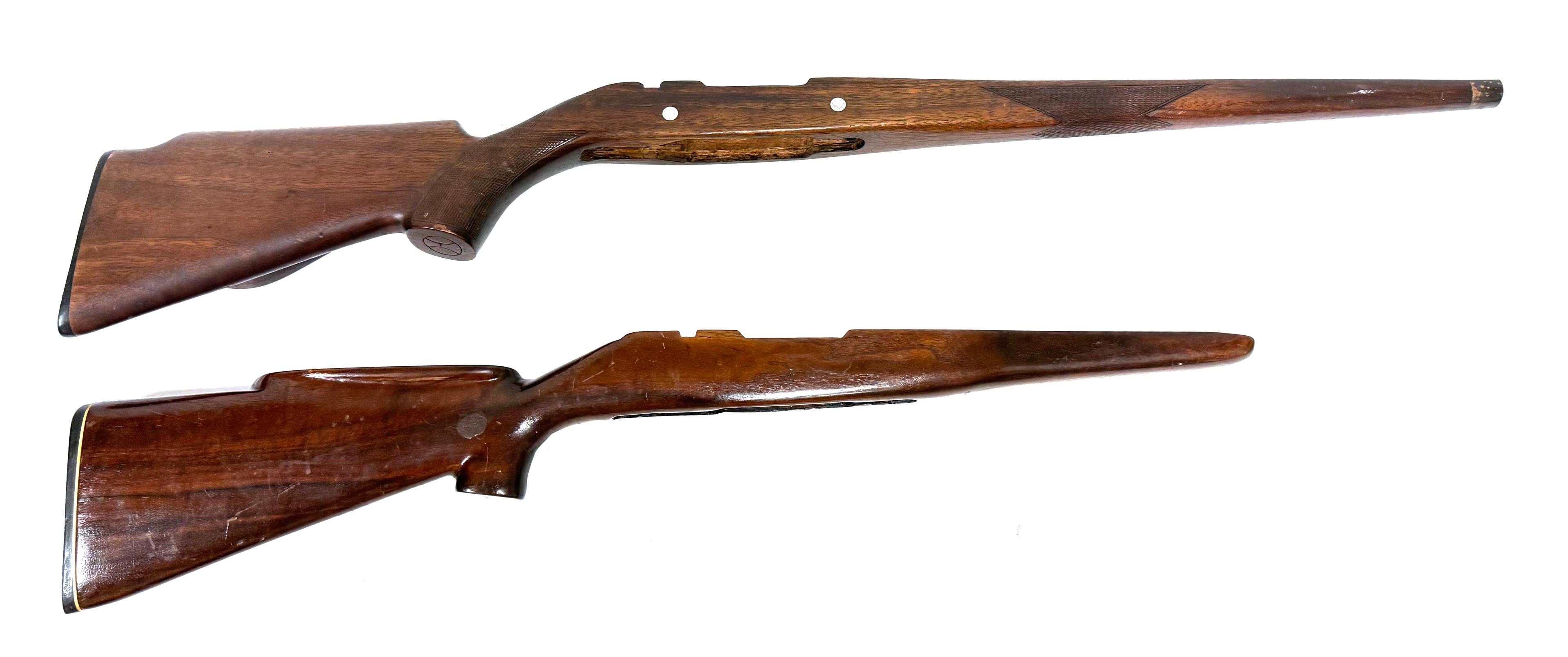 (2) Herter’s Montecarlo Custom Wood Sporter Rifle Stocks