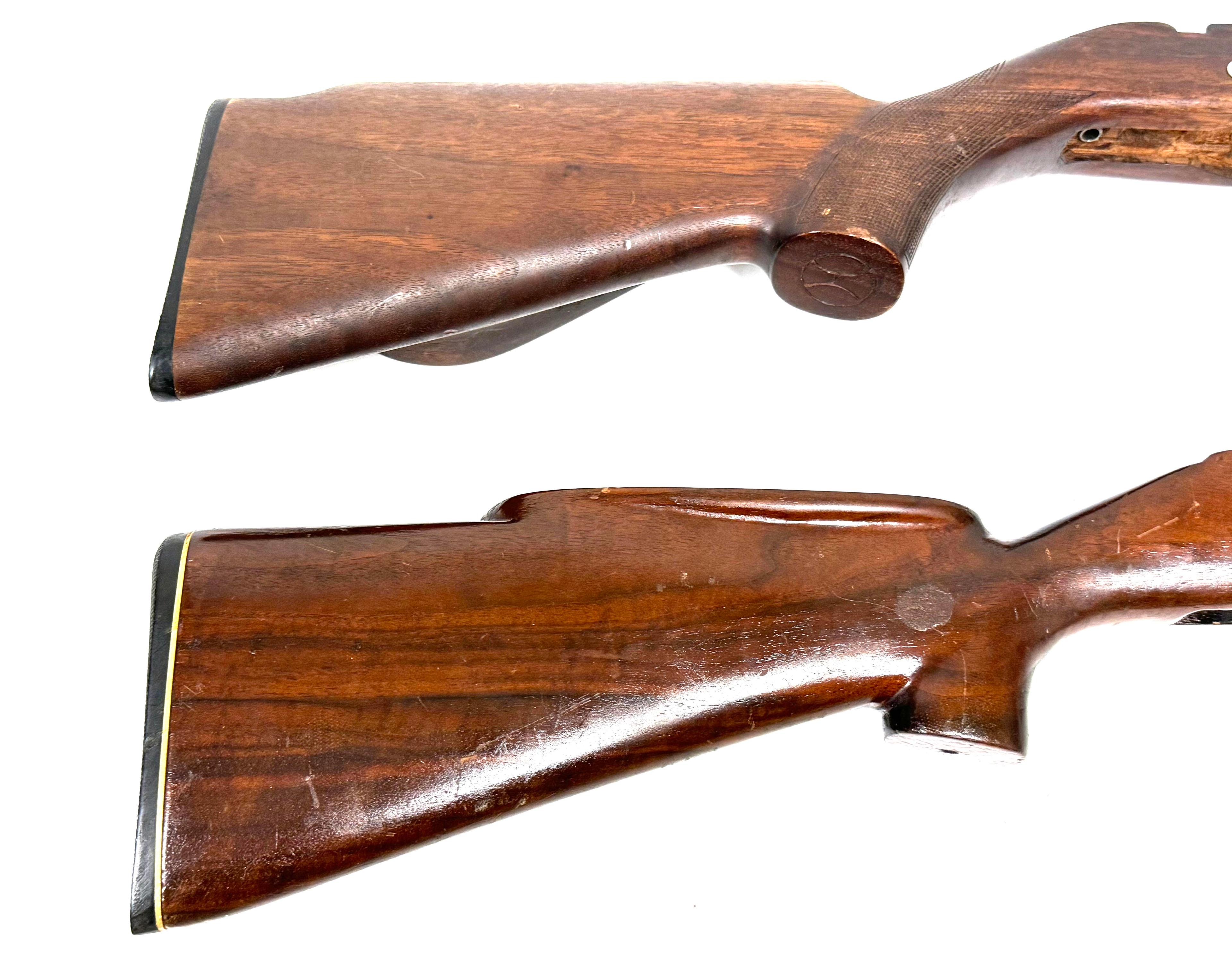 (2) Herter’s Montecarlo Custom Wood Sporter Rifle Stocks