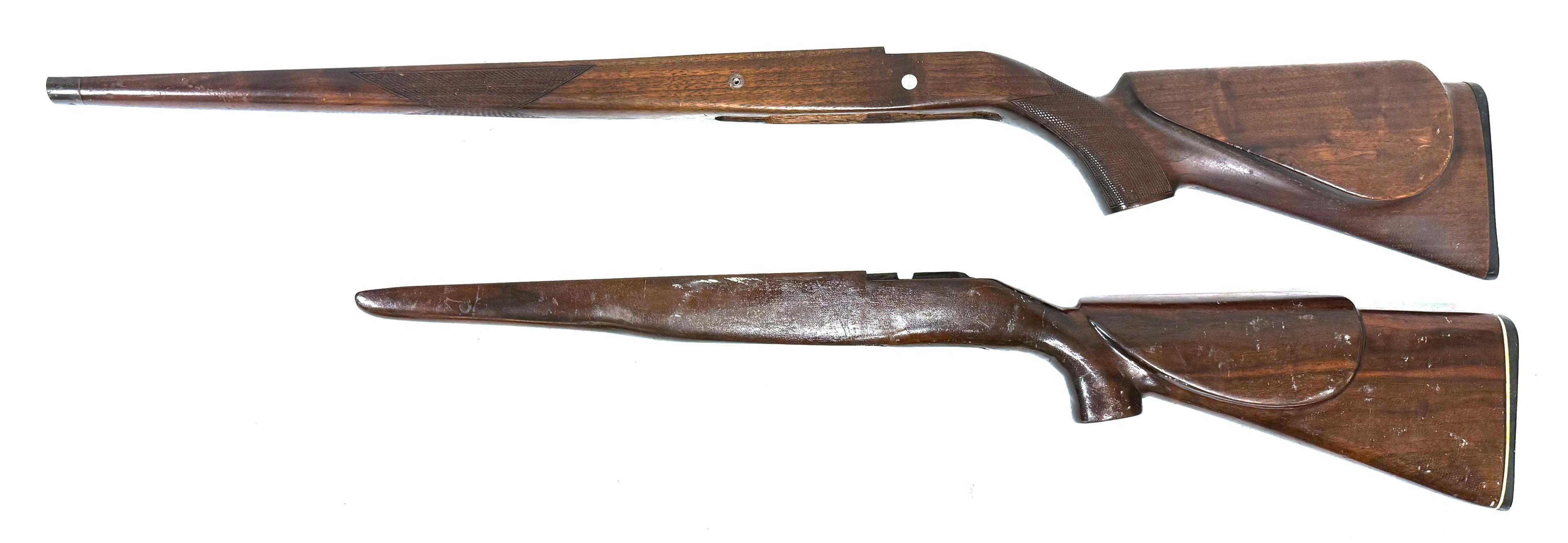 (2) Herter’s Montecarlo Custom Wood Sporter Rifle Stocks