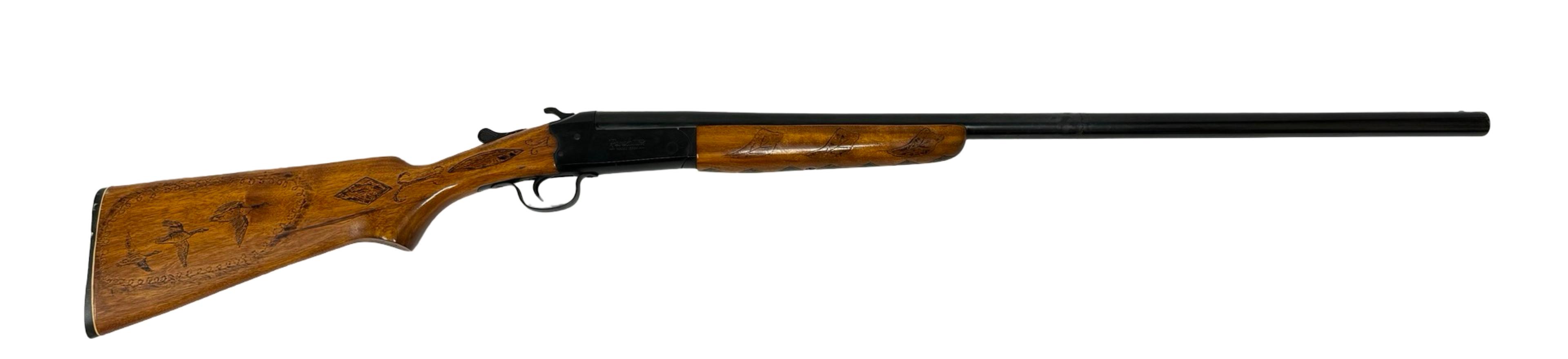 Revelation Model 350A 12 GA. Single Shotgun w/ Engraved Stock