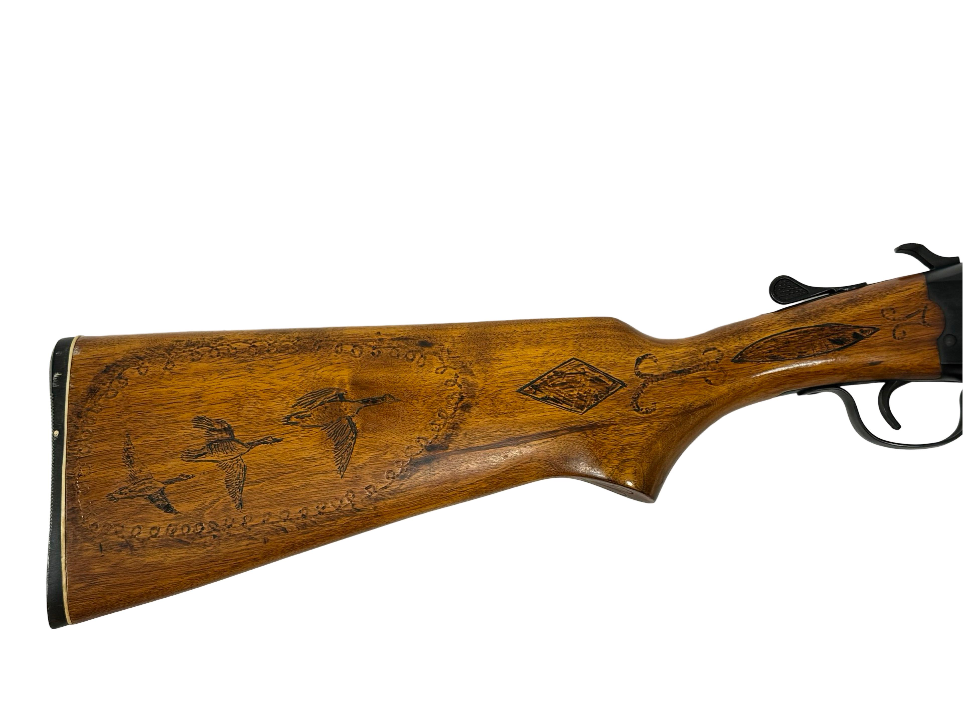 Revelation Model 350A 12 GA. Single Shotgun w/ Engraved Stock