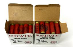 NIB (45) Shotshells of 12GA. 2 and 3/4" 7.5-Shot Estate Dove and Target Load Ammunition