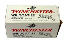NIB 500rd. Brick of .22 LR Winchester Wildcat .22 Ammunition