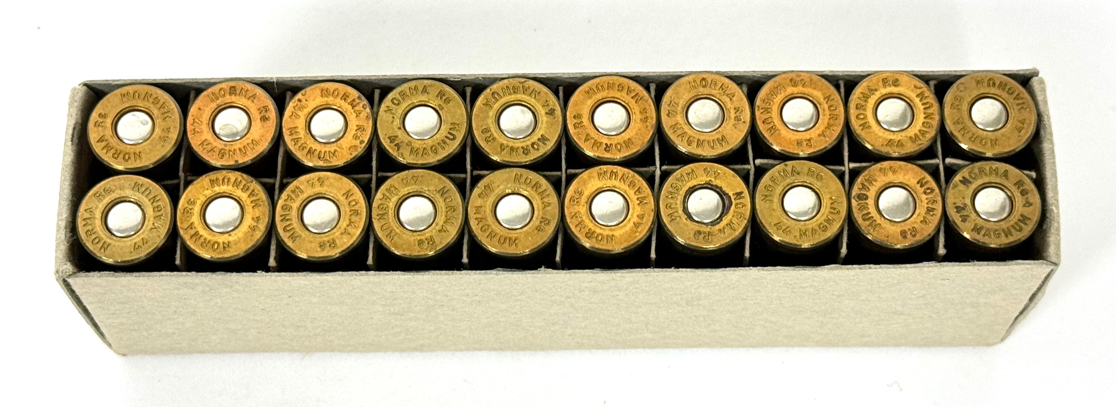 NIB 20rds. Of .44 MAGNUM (Special Carbine Load) 236gr. HP Norma Ammunition