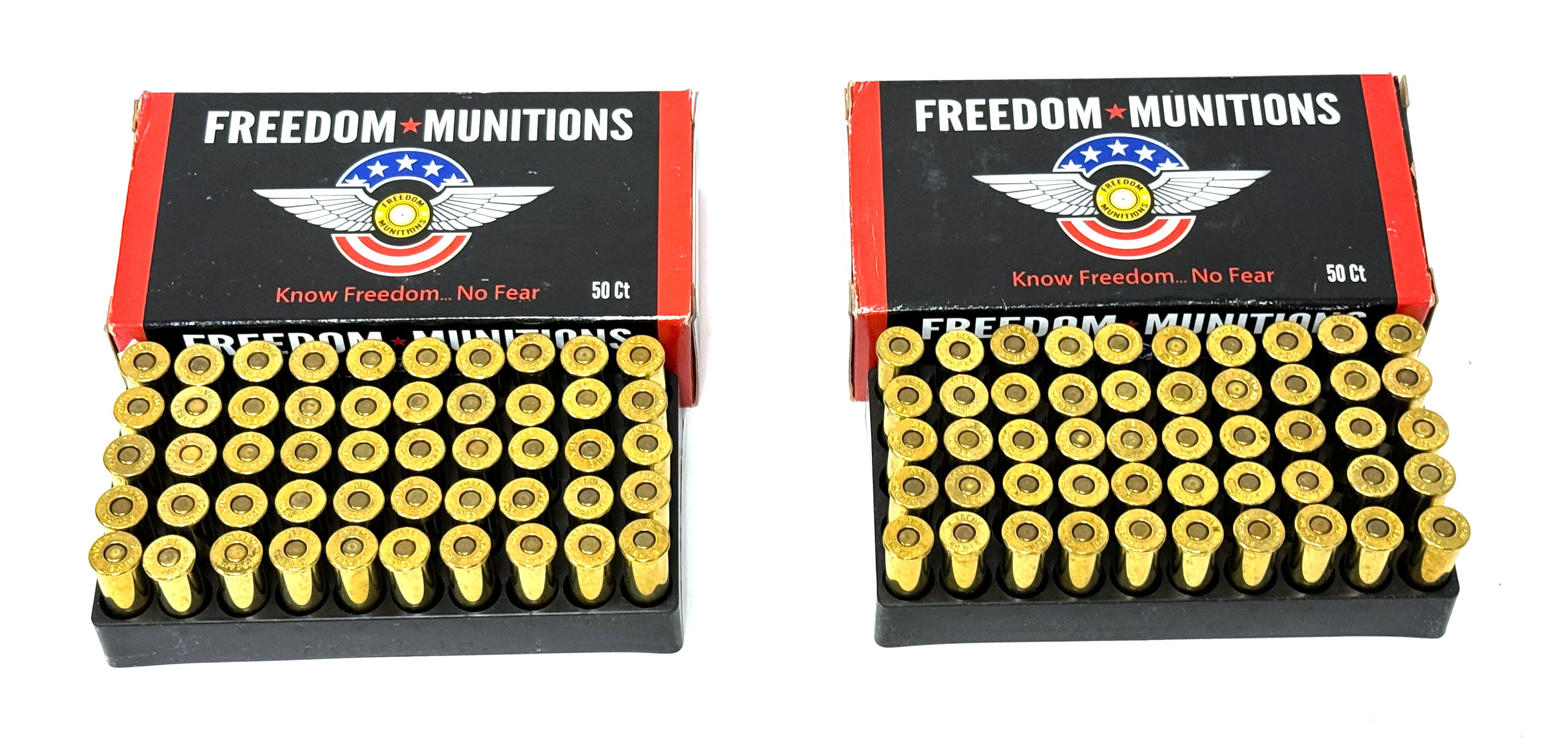 NIB 100rds. Of .44 MAGNUM 240gr. RNFP Freedom Munitions Ammo