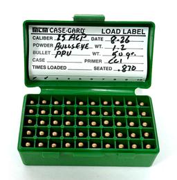 50rds. Of .25 ACP FMJ Reloaded Ammunition with Label