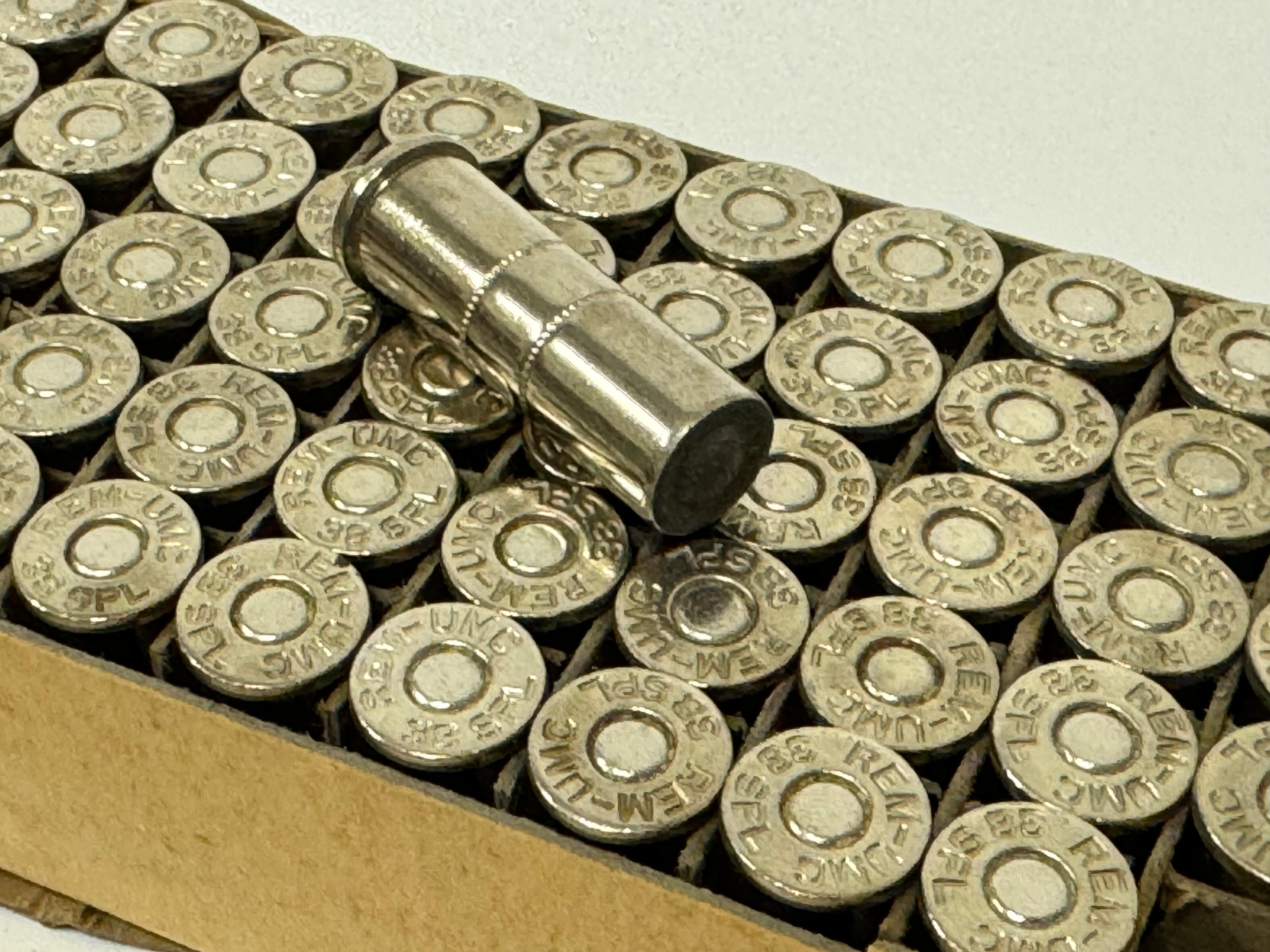 NIB 100rds. Of .38 SPL. 146gr. Wadcutter Remington Targetmaster Kleanbore Ammunition 