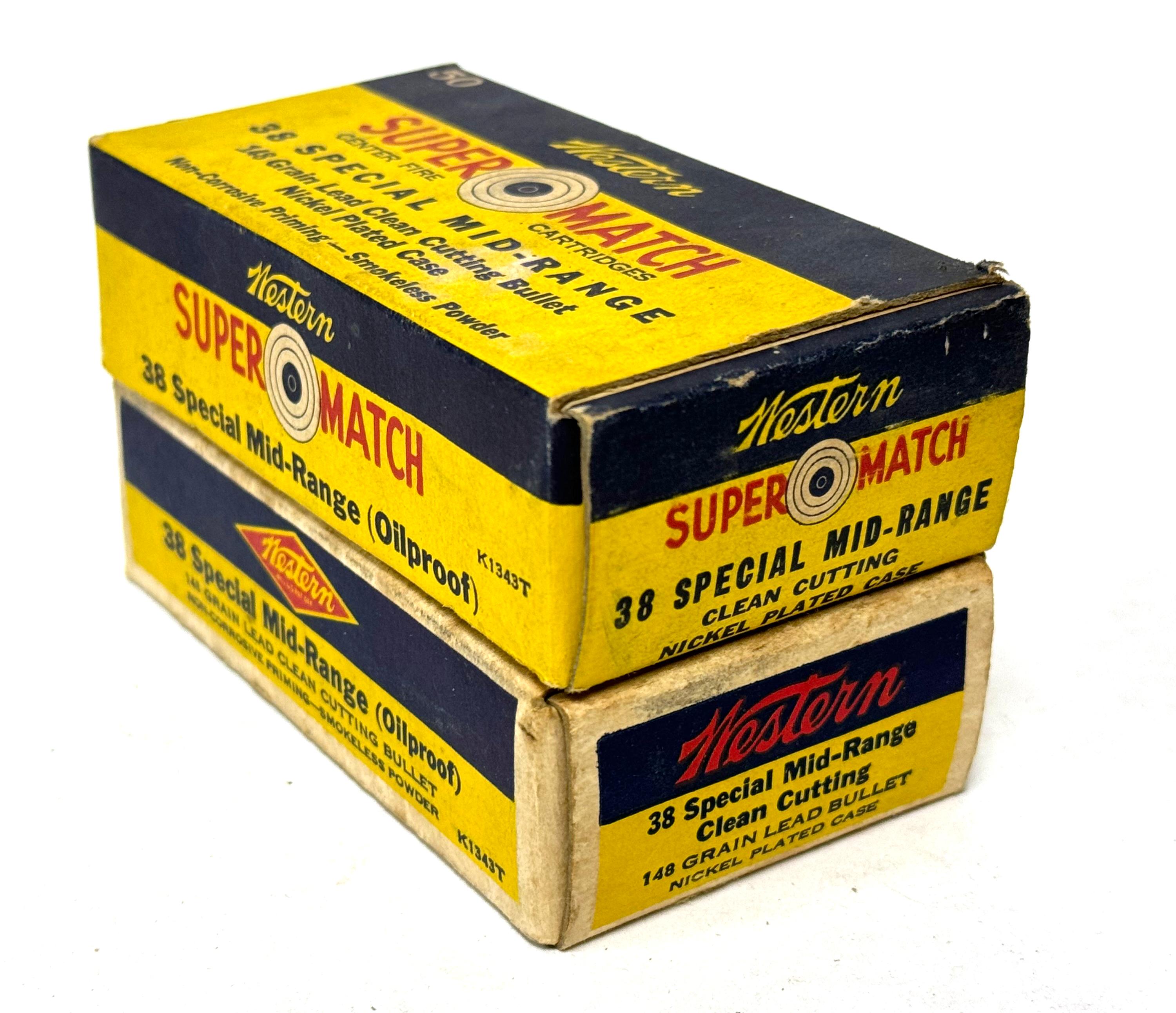 NIB 100rds. Of .38 SPL. Mid-Range 148gr. Western Super Match Ammunition