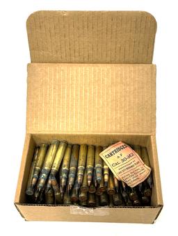 92rds. Of .30-06 SPRG. 30-M2 Lake City WWII Ammunition