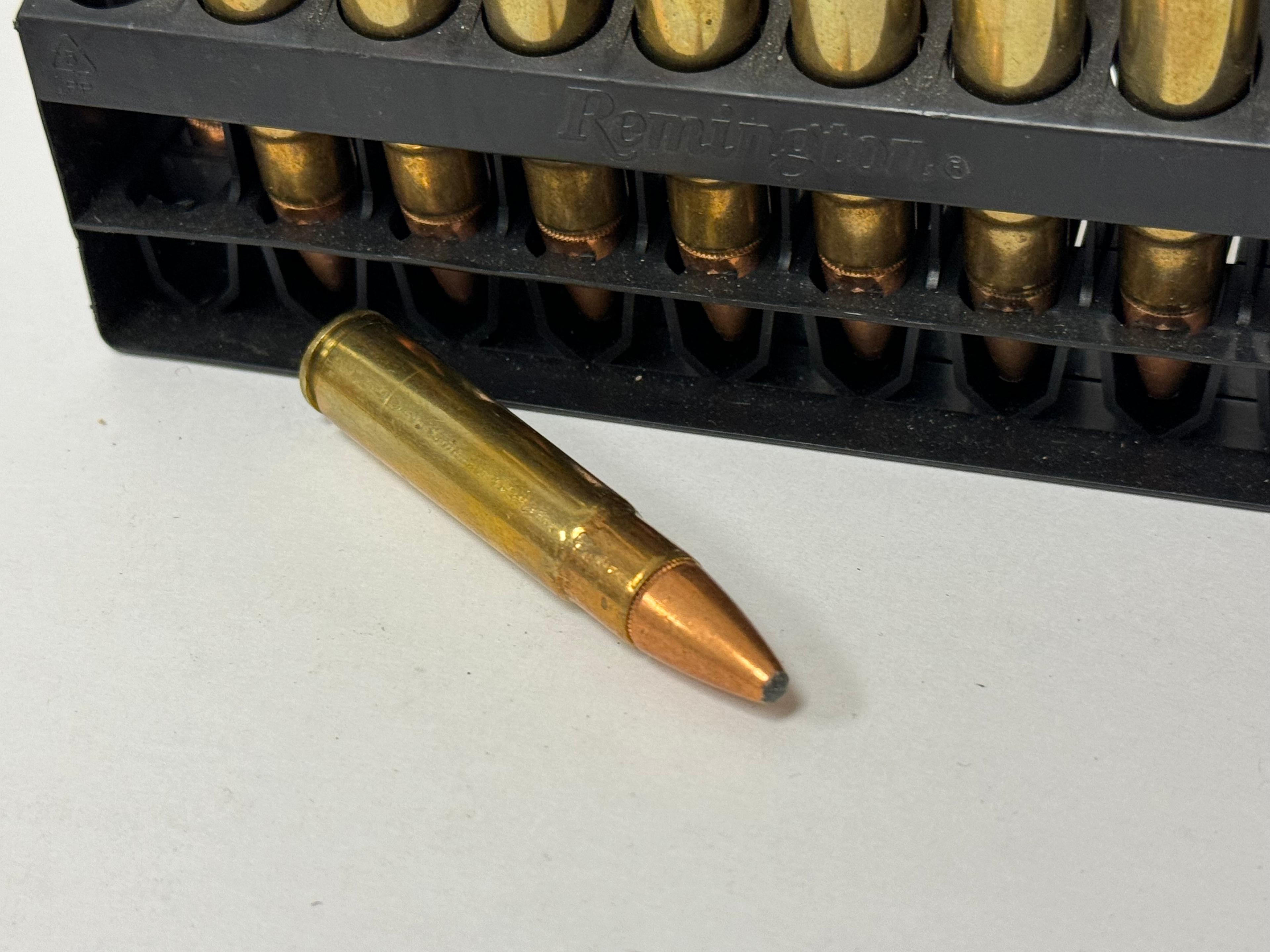 25rds. Of .35 REMINGTON Factory Ammunition and (48) Shot Brass 
