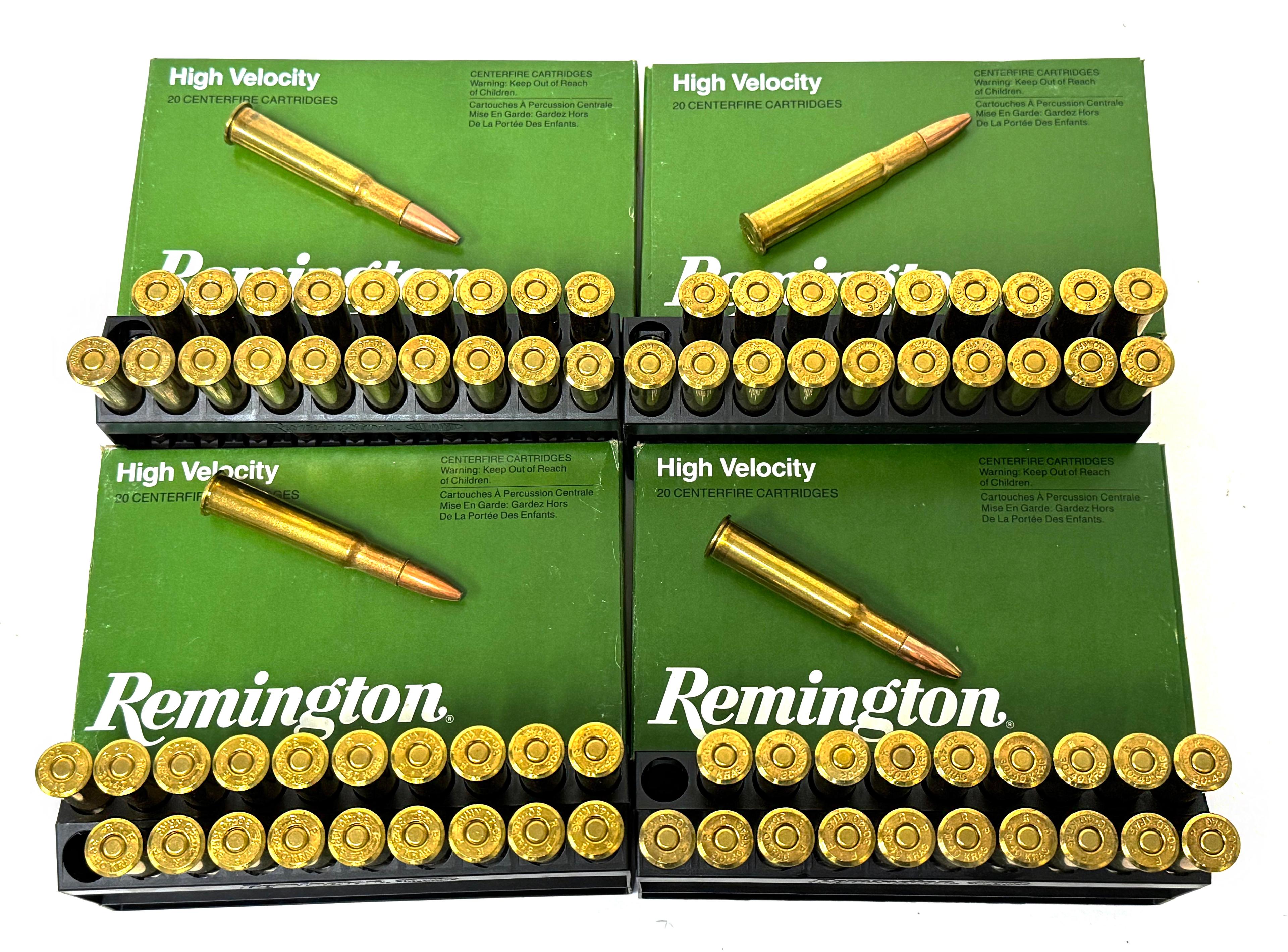 NIB 80rds. Of .30-40 KRAG 180gr. Core-Lokt Pointed SP Remington Ammunition