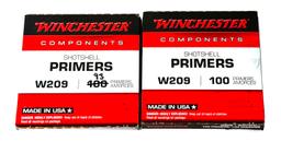 (193) Winchester W209 Shot Shell Primers 