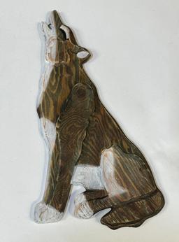 Wood Wolf, Heron, Bear Wall Hanging Decor *LOCAL PICKUP ONLY*