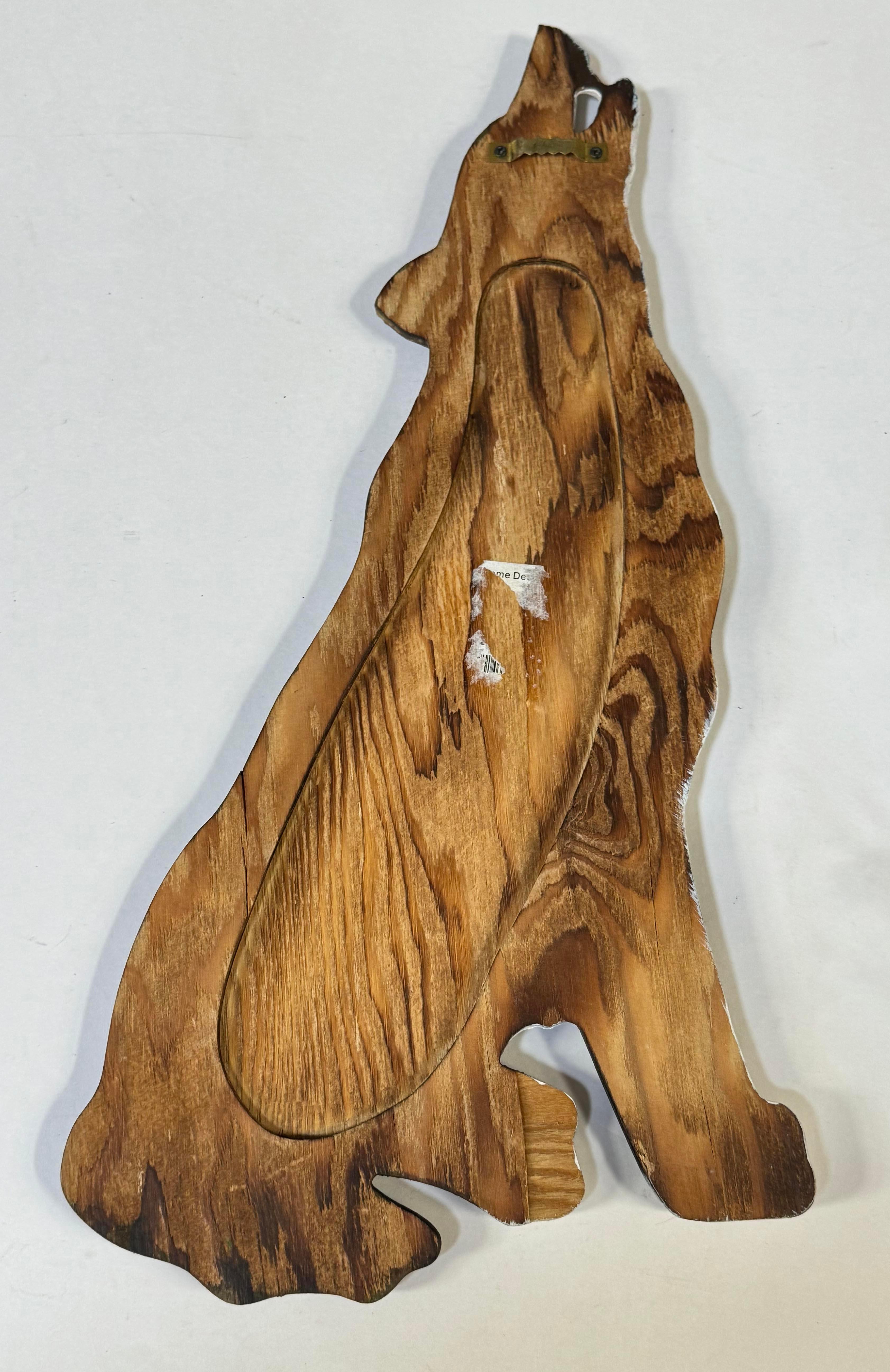 Wood Wolf, Heron, Bear Wall Hanging Decor *LOCAL PICKUP ONLY*