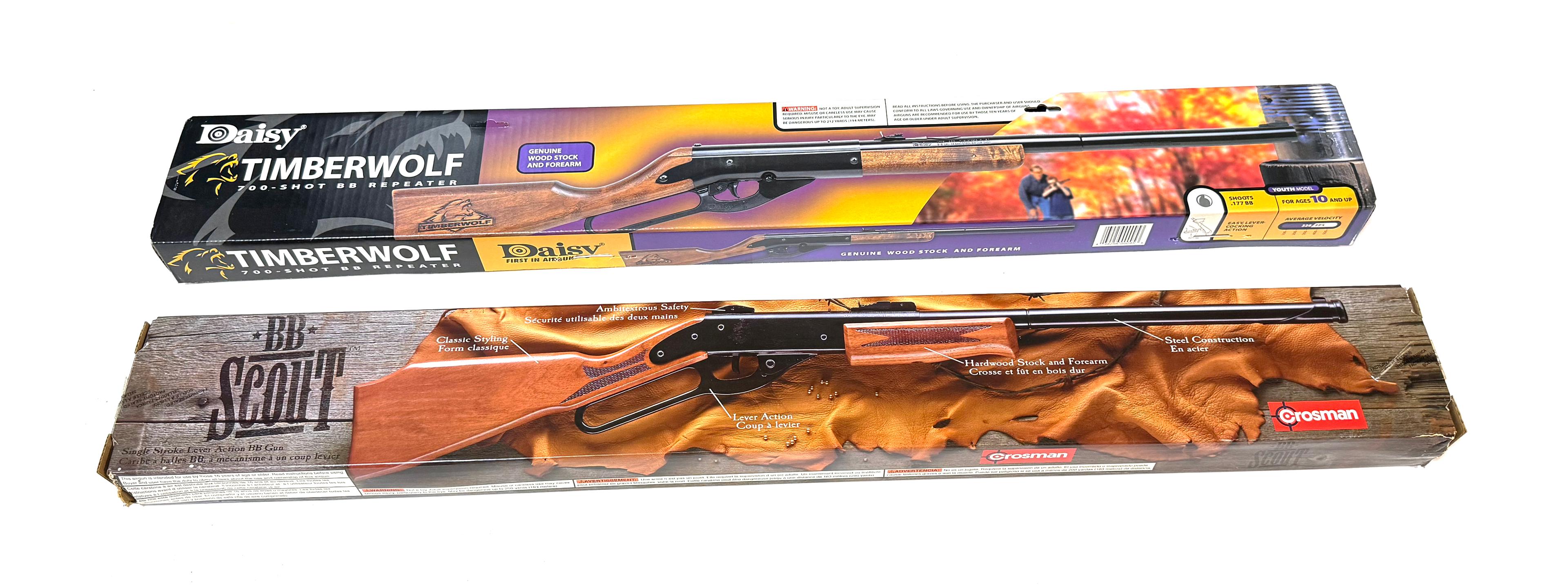 (2) NIB Sealed Daisy and Crosman BB Rifles