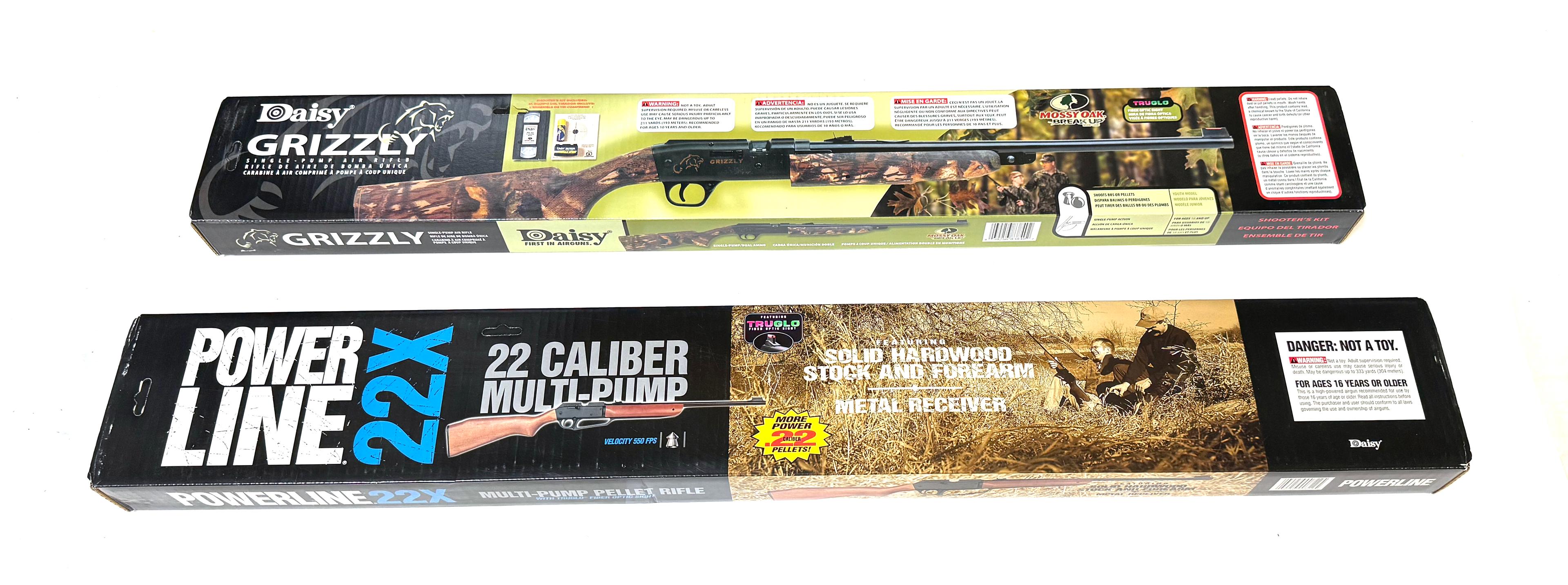 (2) NIB Sealed Daisy Pump Air Rifles 