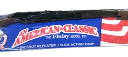 NIB Daisy Model 225 “An American Classic” Slide Action Pump BB Rifle