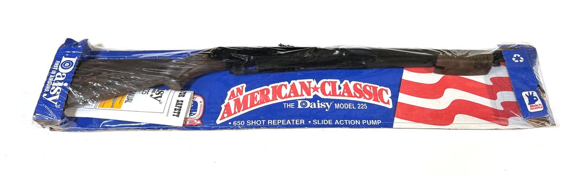 NIB Daisy Model 225 “An American Classic” Slide Action Pump BB Rifle