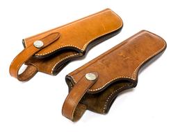 (2) Bianchi .22 AUTO #89 Leather Holsters 