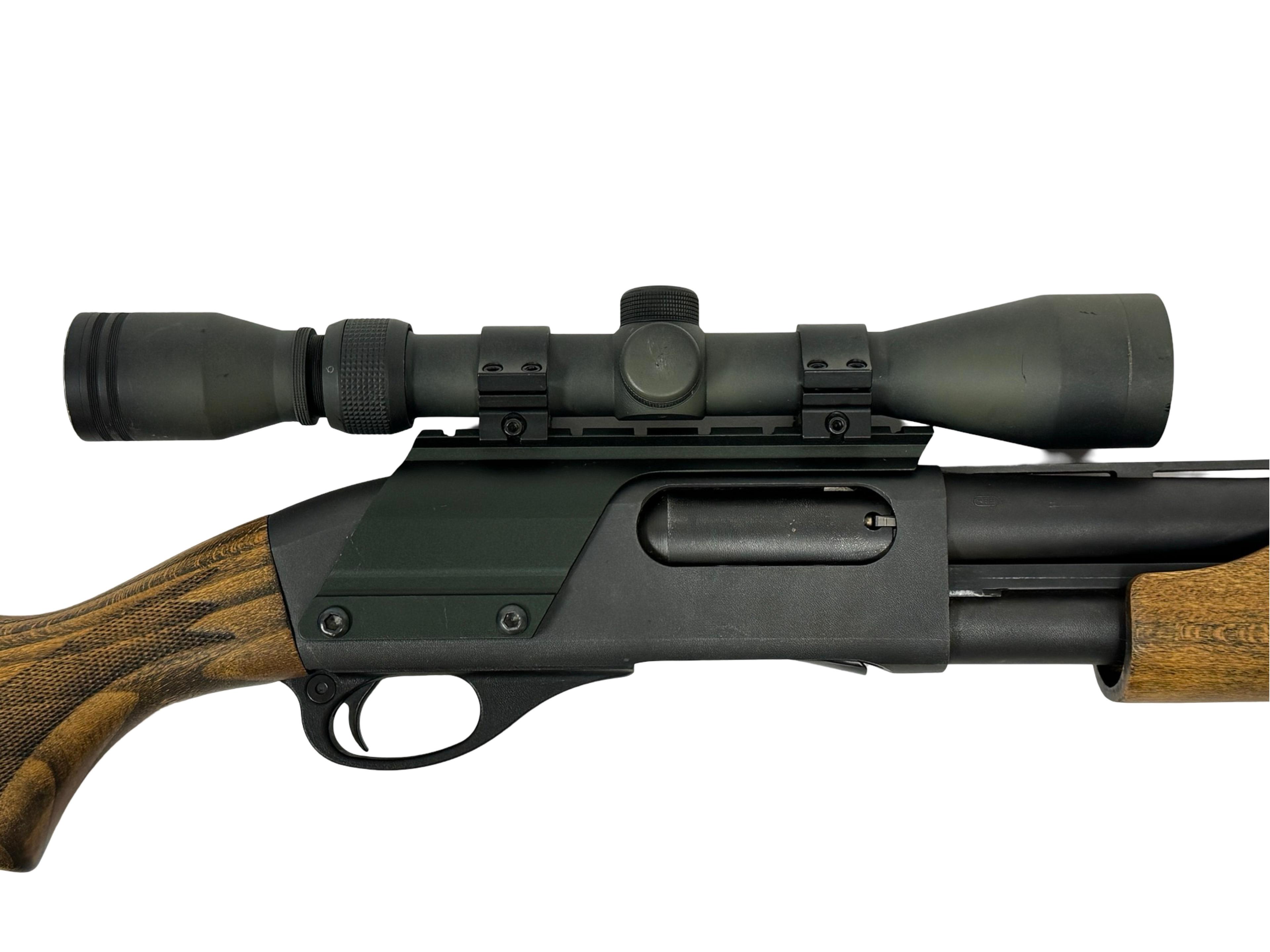 Excellent Remington 870 Express Magnum 12 GA. Pump Action Turkey Hunting Shotgun with Scope