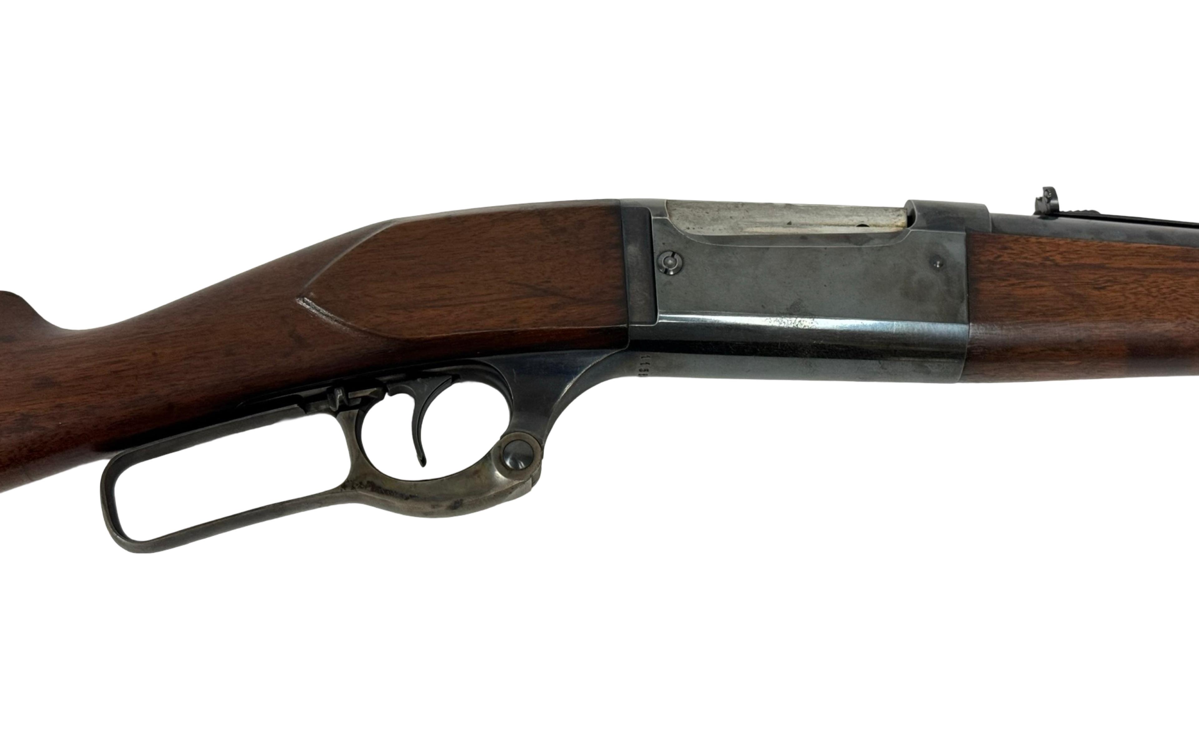 1911 Savage Model 1899 Lever Action .303 SAV Rifle with Buttstock Trapdoor